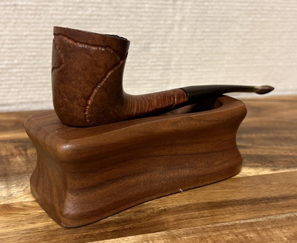 Savinelli Sherwood Rock Briar 413 KS Italian Briar Pipe, New Stem